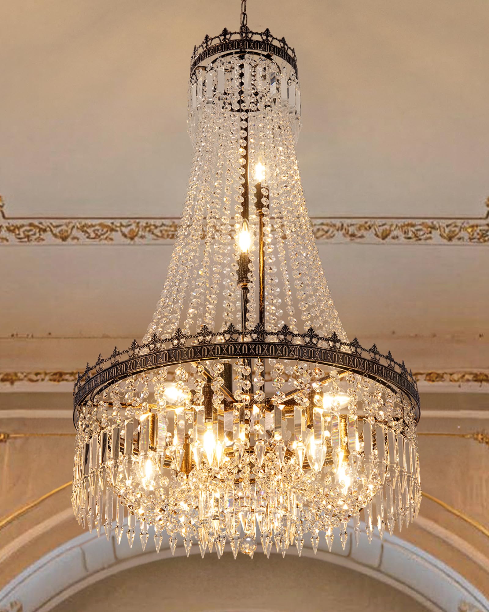 chandelierデスク UHP2070 Modern Industrial Chandelier, 19-5/8